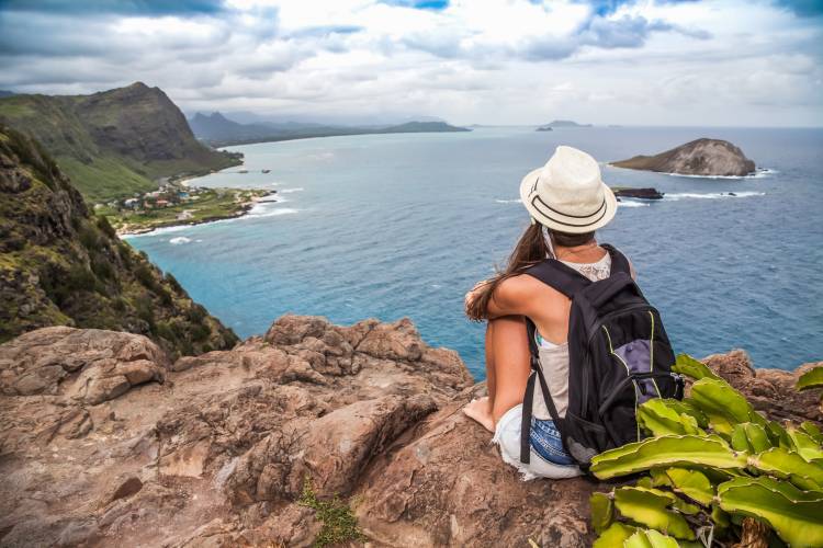 HIking in Oahu, Hawaii