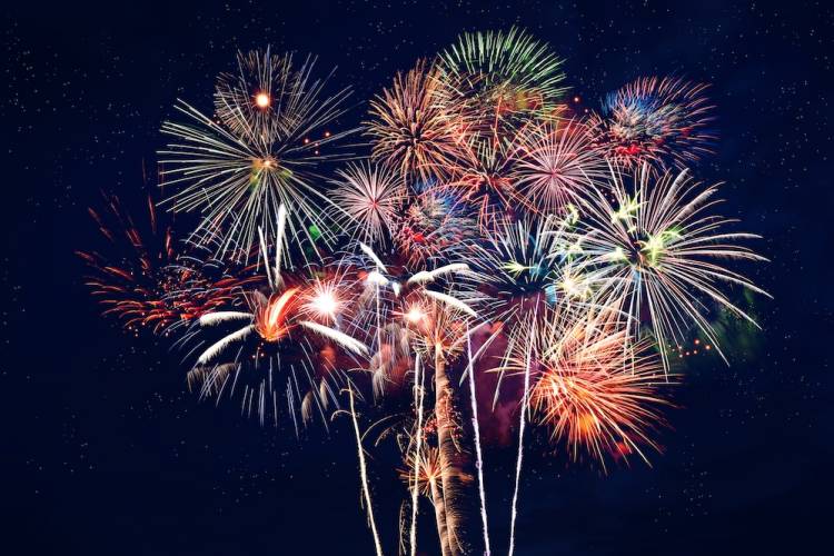 Fireworks for the Fourth of July 