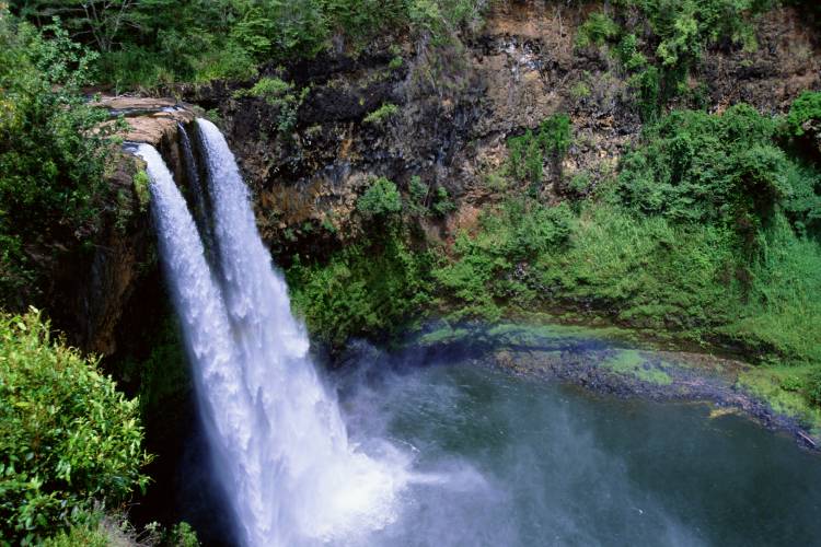 Waimea Valley Waterfall
