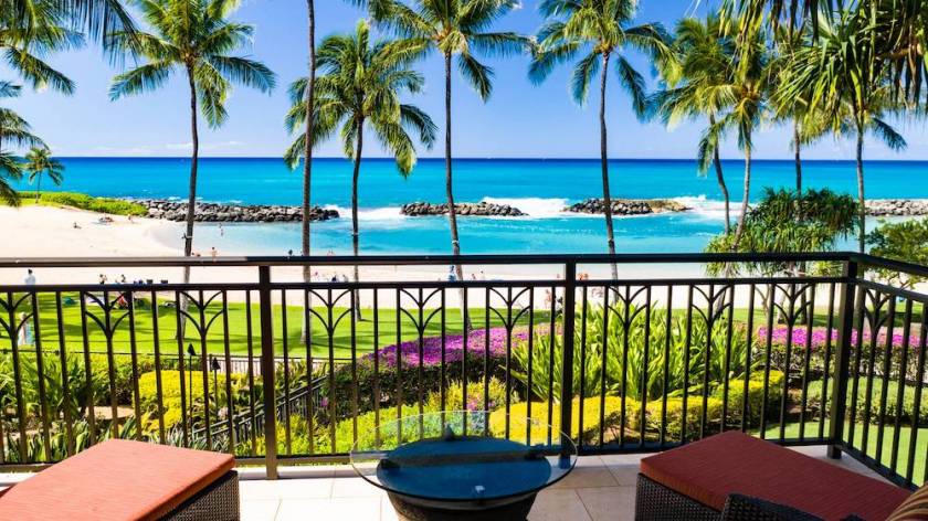 oceanfront villa, turtle bay resort